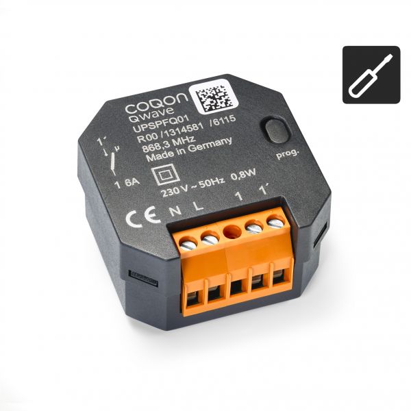 Unterputz Schaltaktor potenzialfrei Q-Wave